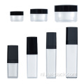 250 g vierkante glas luxe crème pomppot